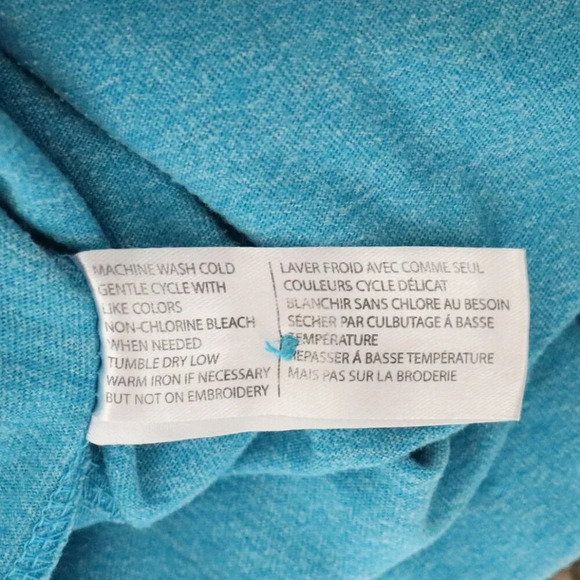 U.S. Polo Assn. Men's 3XLT Blue Stretch Button Cotton Short Sleeve Casual Shirt - Picture 11 of 12